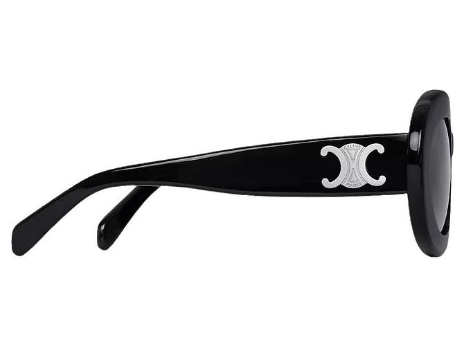 Céline Occhiali da sole Triomphe Skate Acetato Nero - vista 4