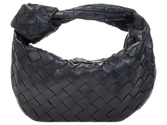 Bottega Veneta Mini borsa hobo Jodie nera Nero - vista 3