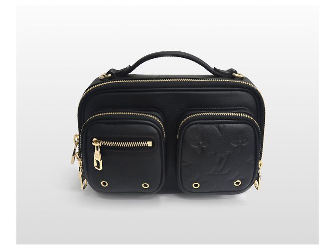Louis Vuitton Borsa a tracolla in pelle di vitello nera con più tasche utilitarie Nero - vista 13