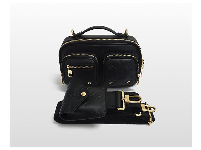 Louis Vuitton Borsa a tracolla multifunzionale in pelle di vitello nera Nero - vista 3