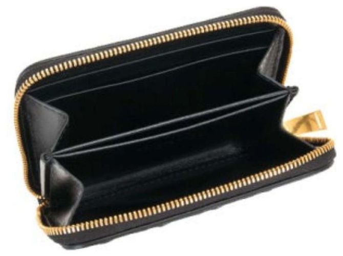 Bottega Veneta Portafoglio con zip Intrecciato Nero - vista 4