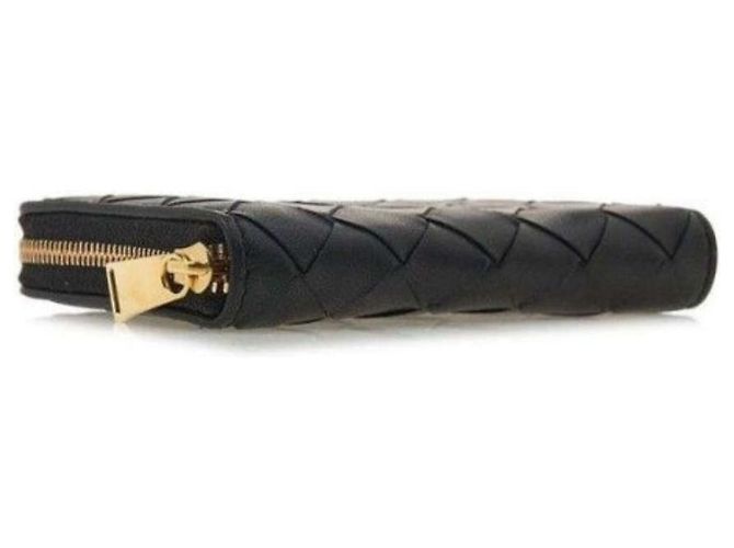 Bottega Veneta Portafoglio con zip Intrecciato Nero - vista 5