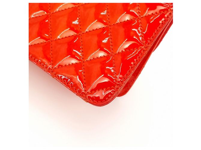 Chanel Borsa con patta in vernice Rosso - vista 6
