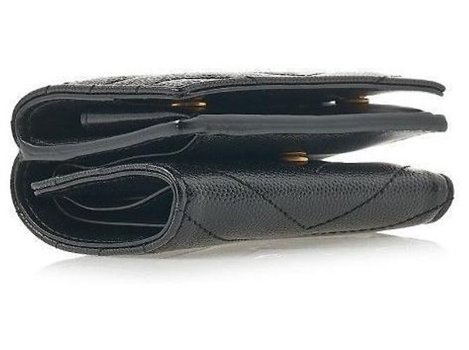 Saint Laurent Mini Portafoglio Monogram Nero - vista 6