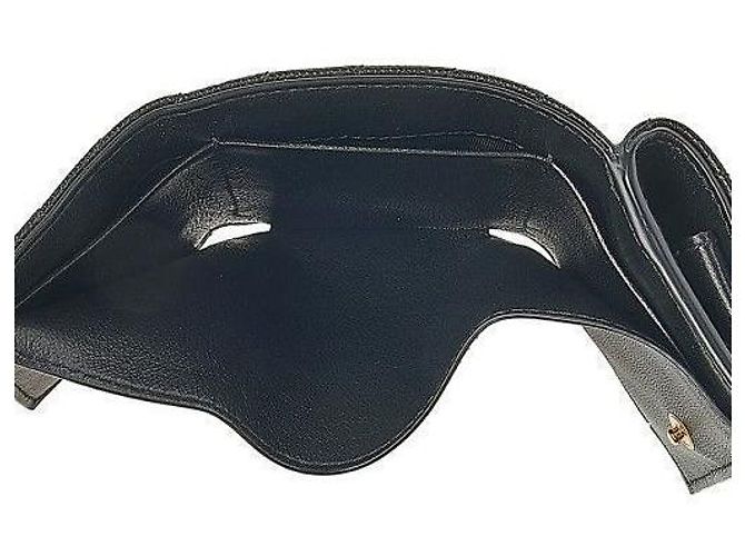Saint Laurent Mini Portafoglio Monogram Nero - vista 9
