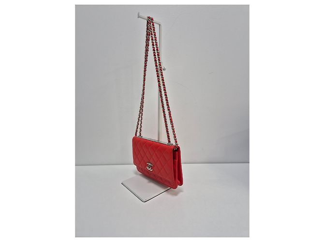 Chanel Trendy CC WOC in pelle di agnello argento - vista 4