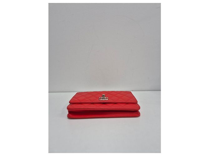 Chanel Trendy CC WOC in pelle di agnello argento - vista 6