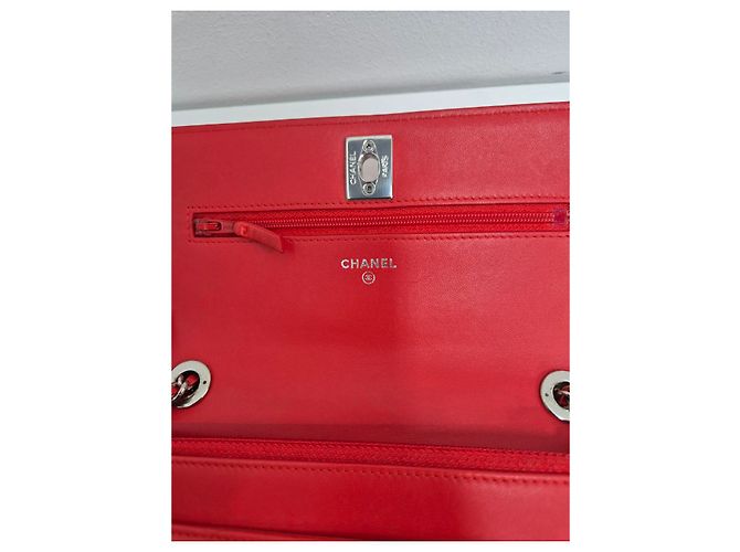 Chanel Trendy CC WOC in pelle di agnello argento - vista 9