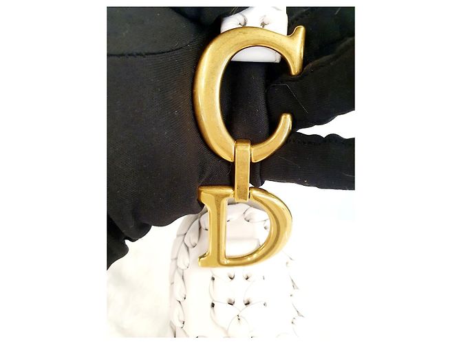 Saddle Dior Satteltasche mit weißer Naht - Ansicht 17