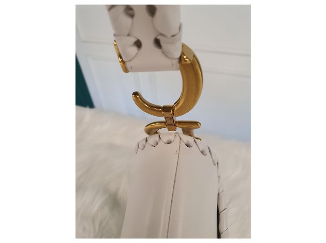 Saddle Dior Satteltasche mit weißer Naht - Ansicht 19