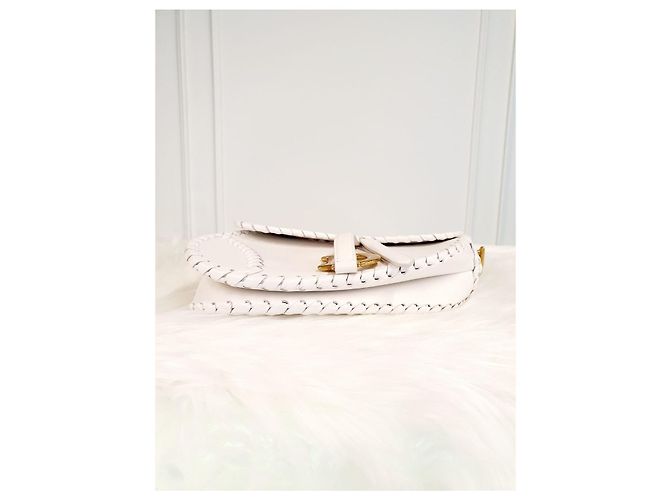 Saddle Dior Satteltasche mit weißer Naht - Ansicht 6