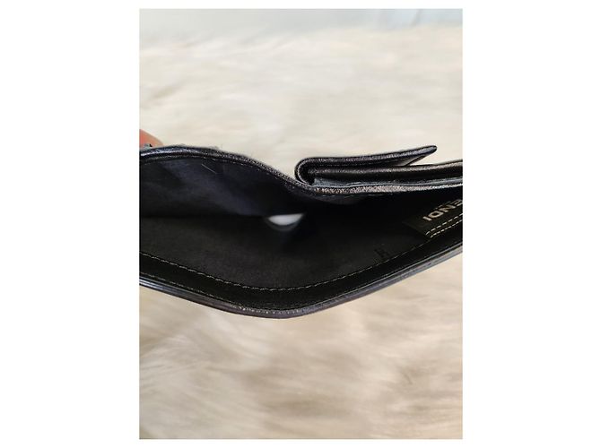 Fendi Billetera bi-fold con logo negra Negro - vista 14