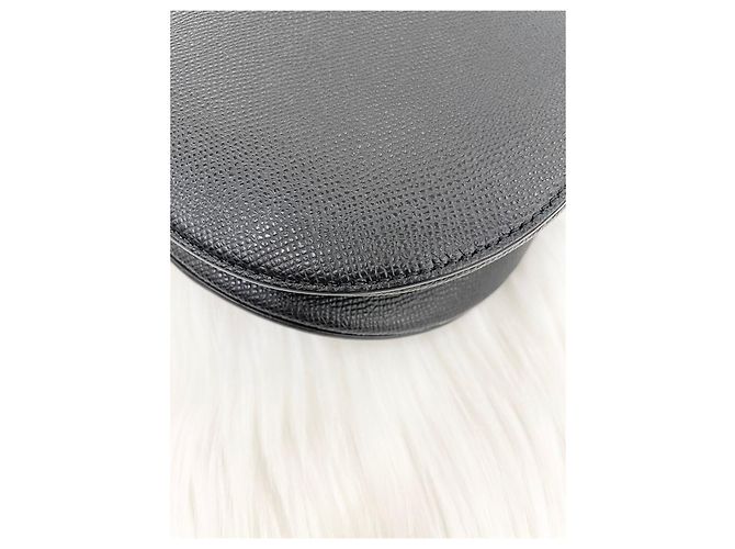 Saddle Dior Borsa a sella in pelle di vitello nera Nero - vista 14