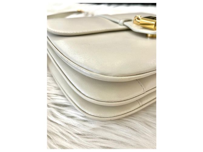 Céline Borsa Tabby Media Avorio Bianco - vista 12