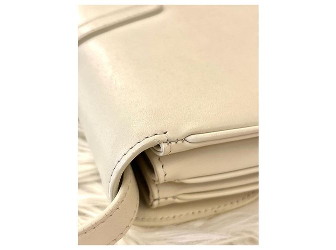 Céline Borsa Tabby Media Avorio Bianco - vista 14