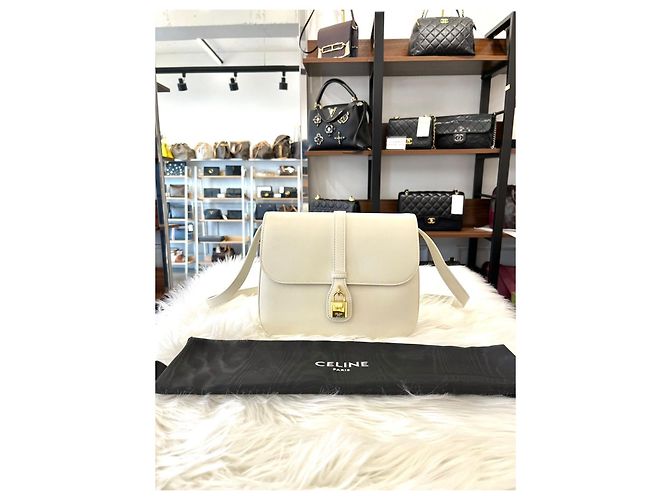 Céline Borsa Tabby Media Avorio Bianco - vista 2