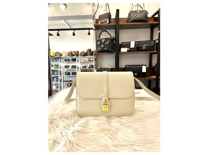 Céline Borsa Tabby Media Avorio Bianco - vista 5
