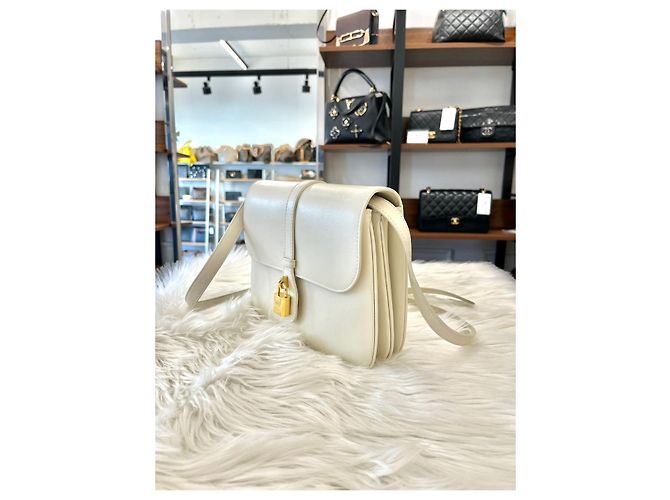 Céline Borsa Tabby Media Avorio Bianco - vista 8