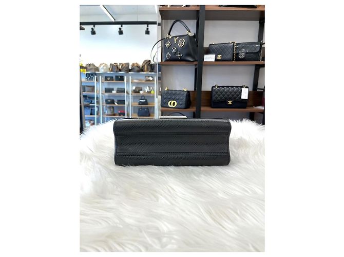 Louis Vuitton Twist MM Nero Argento - vista 10