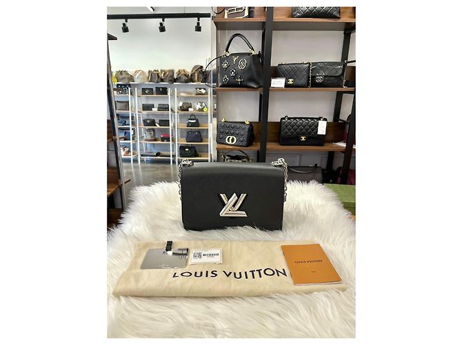 Louis Vuitton Twist MM Nero Argento - vista 2