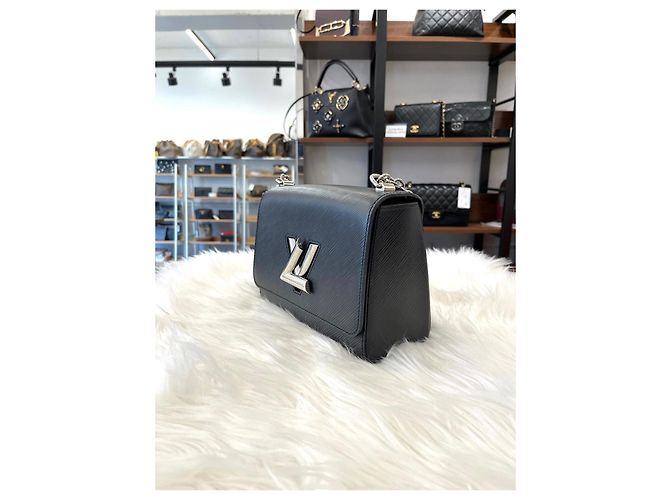 Louis Vuitton Twist MM Nero Argento - vista 9