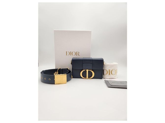 Dior Borsa Montaine Box Blu Navy - vista 5