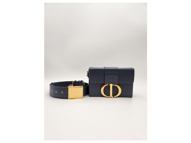 Dior Borsa Montaine Box Blu Navy - vista 6