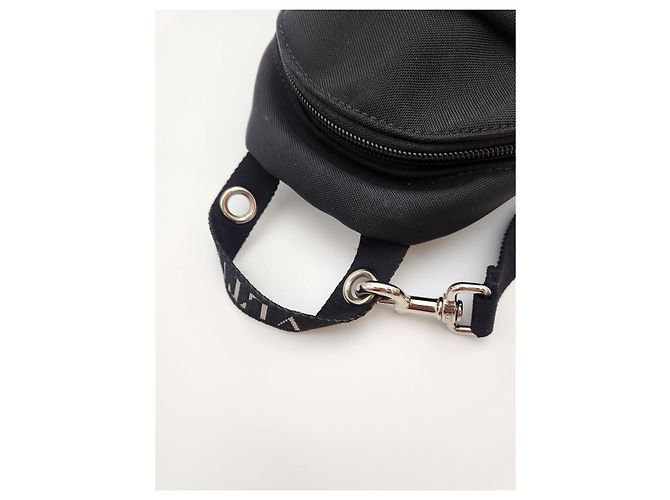 Valentino Mini zaino e borsa a tracolla con logo VLTN Nero - vista 13