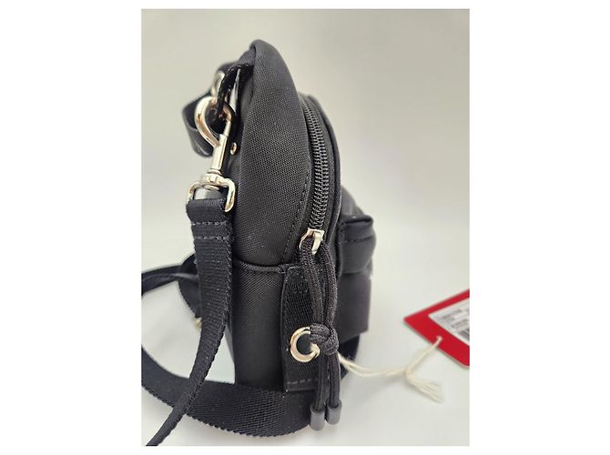 Valentino Mini zaino e borsa a tracolla con logo VLTN Nero - vista 3
