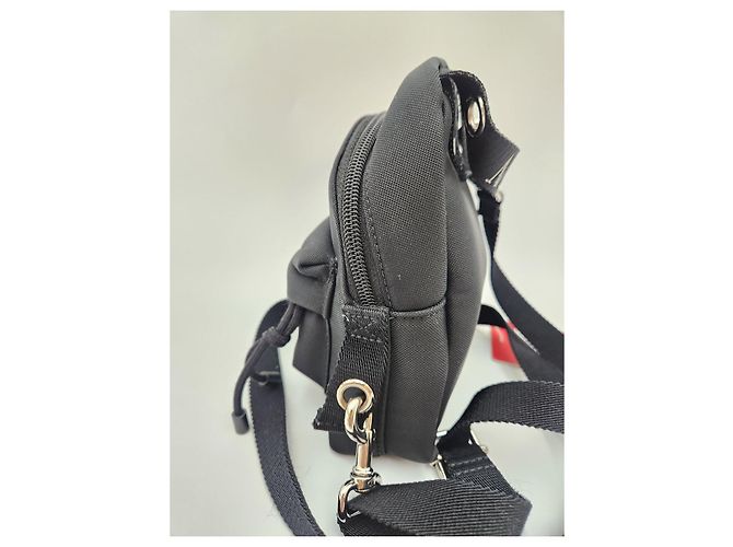 Valentino Mini zaino e borsa a tracolla con logo VLTN Nero - vista 8