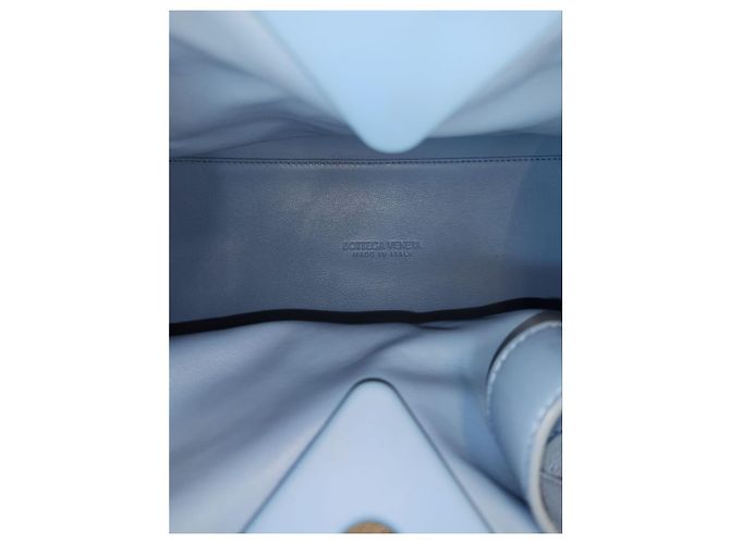 Borsa in tessuto Bubble Point Bottega Veneta blu - vista 3