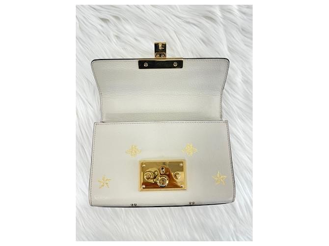 Padlock Gucci Borsa a tracolla con catena e lucchetto bianca Bianco - vista 14