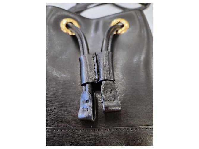 Salvatore Ferragamo Borsa a secchiello City Ferragamo Nera Nero - vista 10