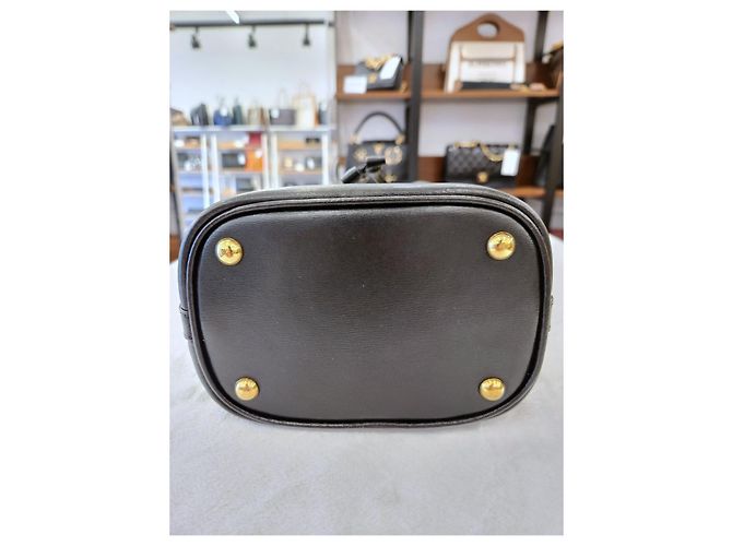 Salvatore Ferragamo Borsa a secchiello City Ferragamo Nera Nero - vista 7