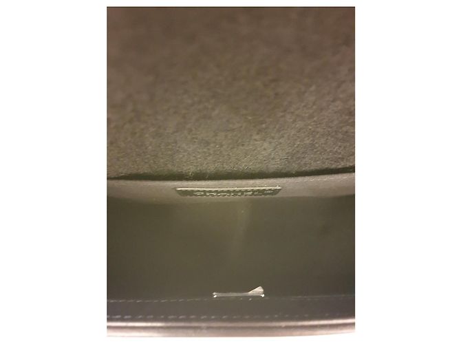 Chanel Borsa Boy Media in Pelle di Agnello Nera Nero - vista 13