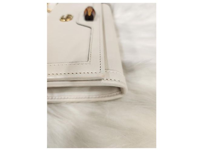 Gucci Portafoglio con catena Diana Bianco - vista 15