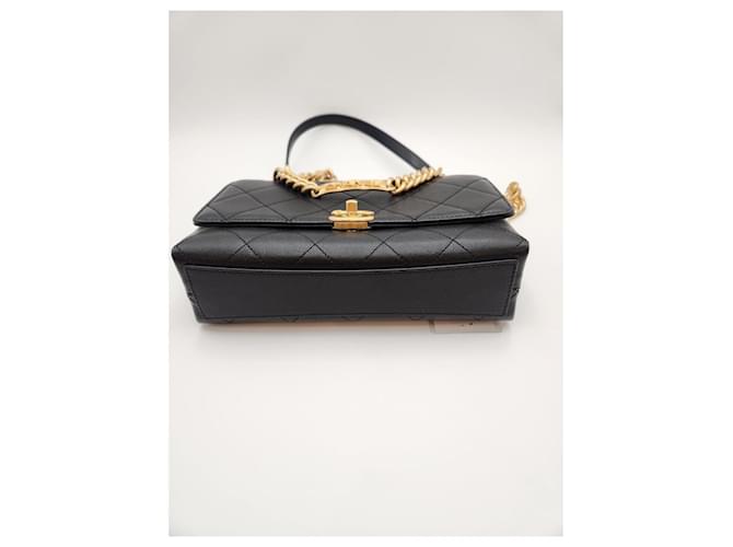 Chanel Borsa a tracolla CC Chain nera Nero - vista 4