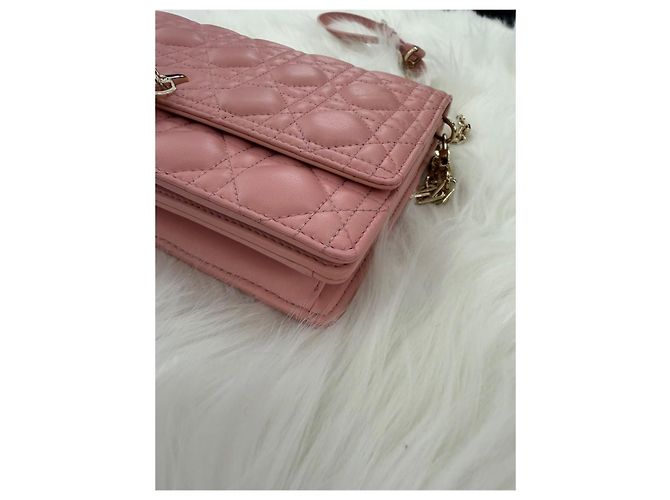 Dior Borsa Miss Top Handle Cannage Rosa - vista 10