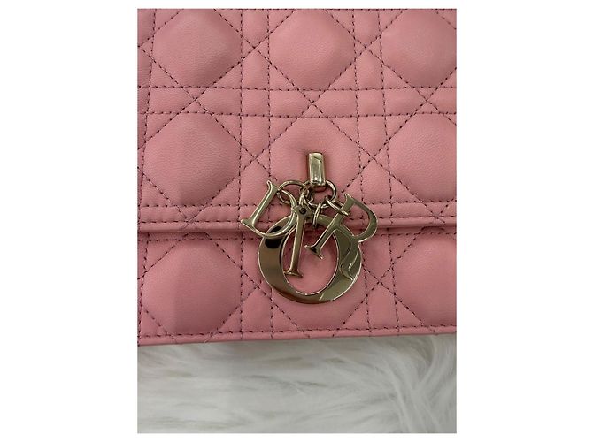 Dior Borsa Miss Top Handle Cannage Rosa - vista 12