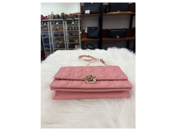 Dior Borsa Miss Top Handle Cannage Rosa - vista 7