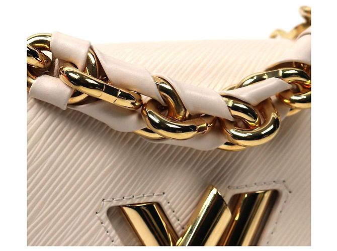 Louis Vuitton Borsa a Spalla Twist in Epi Avorio Bianco - vista 5