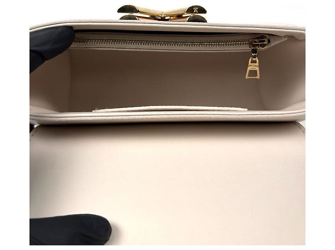 Louis Vuitton Borsa a Spalla Twist in Epi Avorio Bianco - vista 7