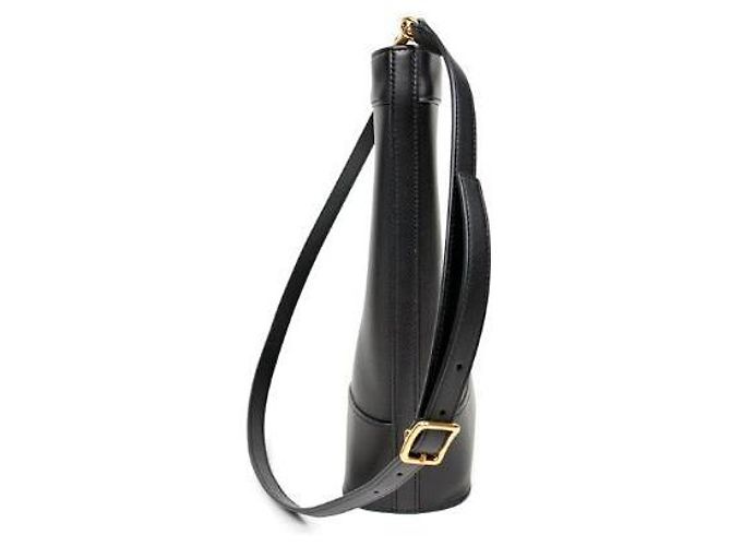 Saint Laurent Borsa a spalla nera a secchiello - vista 2