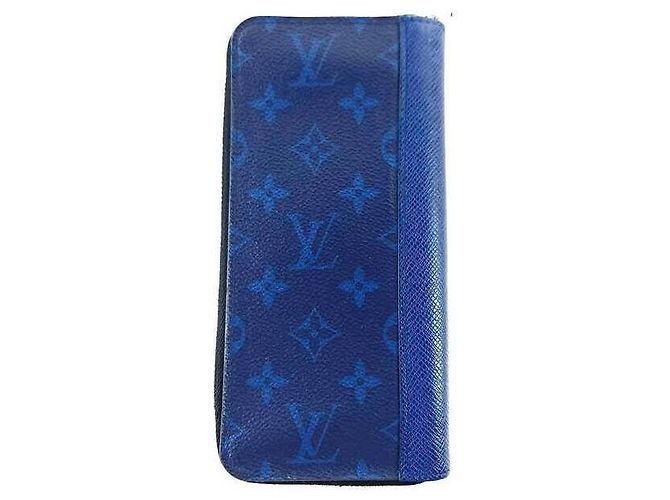 Louis Vuitton Blauer Monogramm Zippy Geldbeutel Vertikal Lang - Ansicht 3