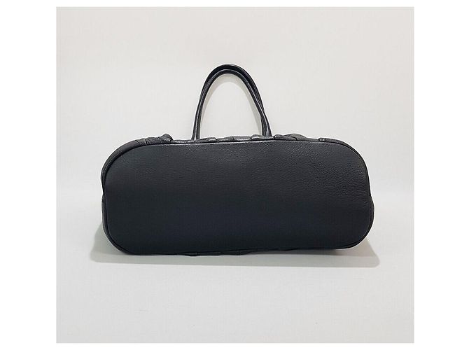 Céline Borsa a spalla in pelle nera Nero - vista 7