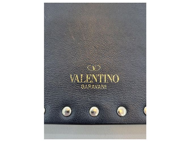Valentino Pochette Enveloppe Rockstud Noir - vue 15