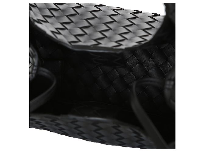 Bottega Veneta Piccola Borsa a Mano Campana Nero - vista 7