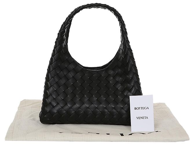 Bottega Veneta Piccola Borsa a Mano Campana Nero - vista 8