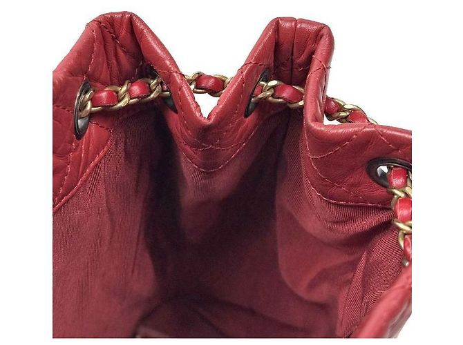 Chanel Roter Gabrielle Rucksack - Ansicht 11