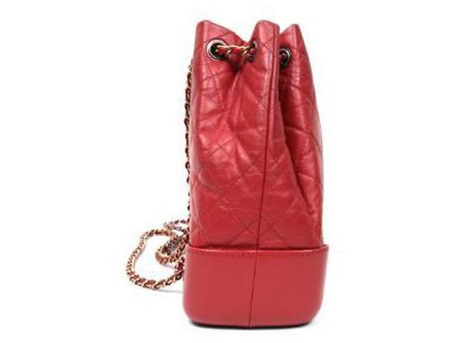 Chanel Roter Gabrielle Rucksack - Ansicht 2